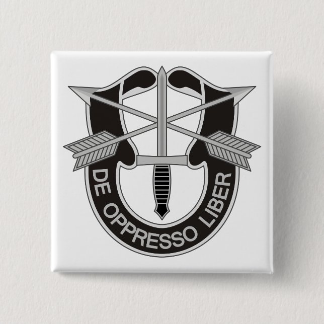 Spezialkräfte SF De Oppresso Liber Button (Vorderseite)