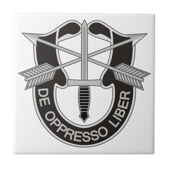 Spezialkräfte SF De Oppresso Liber Fliese (Vorderseite)