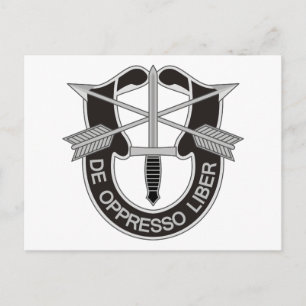 Spezialkräfte SF De Oppresso Liber Postkarte