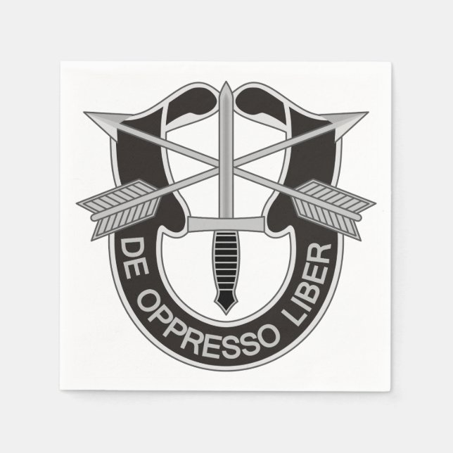Spezialkräfte SF De Oppresso Liber Serviette (Vorderseite)