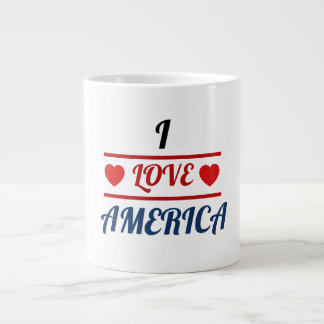 Spezialtassen - Ich liebe Amerika Jumbo-Tasse