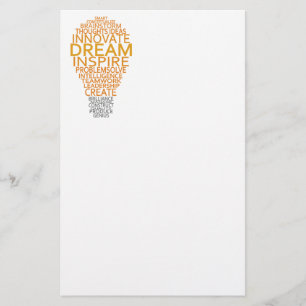 Speziell für die Inspirationslampe vorgesehene Glü Briefpapier