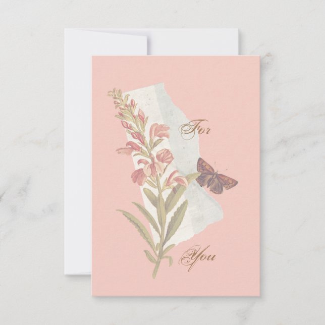 Speziell für Sie Dankeskarte (Vorderseite)