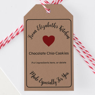 Speziell für Sie gemachte Geschenke Kraft Brown Geschenkanhänger