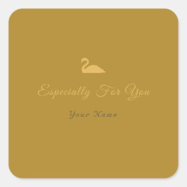 Speziell für Sie Quadratischer Aufkleber