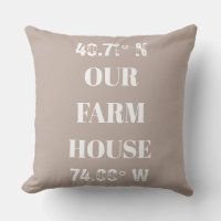 Speziell für unsere Farm House Koordinaten Throw K