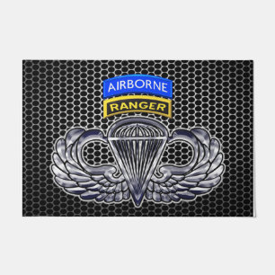 Speziell gestaltete Airborne Ranger Gedenkfeier Fußmatte
