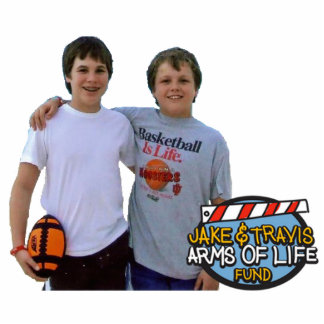 --SPEZIELL! -- Jake und Travis Foto-Skulptur Freistehende Fotoskulptur