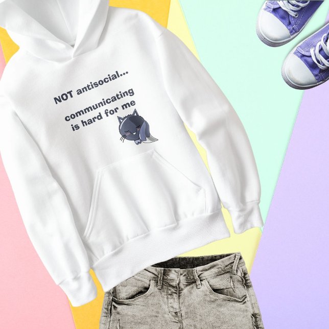 Spezielle Anforderungen Blau-Fuchs-Kawaii-Stil Hoodie (Von Creator hochgeladen)