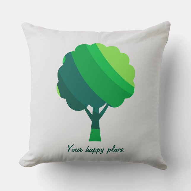 Spezielle ästhetische Minimalstruktur Kissen (Vorderseite)