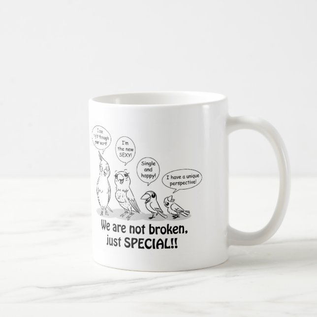 Spezielle Bedarfsvögel Kaffeetasse (Rechts)