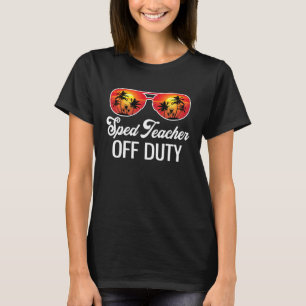 Spezielle Bildung hat Lehrer von der Sonnenbrille T-Shirt