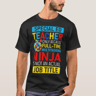 Spezielle Bildung Lehrer Autismus Angebot T-Shirt