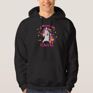 Spezielle Bildung Lehrer Dabbing Unicorn Ed Vielen Hoodie