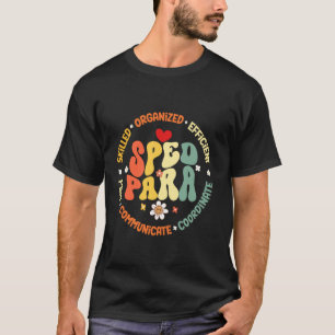Spezielle Bildung Lehrer Inspiration SPED Para T-Shirt