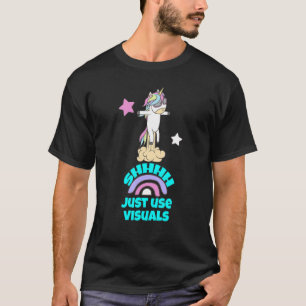 Spezielle Bildung Lehrer Sped Shh verwenden Sie ei T-Shirt