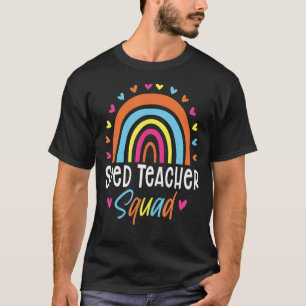 Spezielle Bildung Lehrerin Sped Ed Boho Boho Rainb T-Shirt