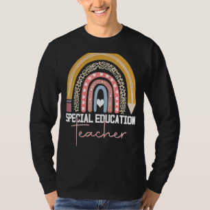 Spezielle Bildung Lehrerin Sped Ed Sped Leopard Ra T-Shirt