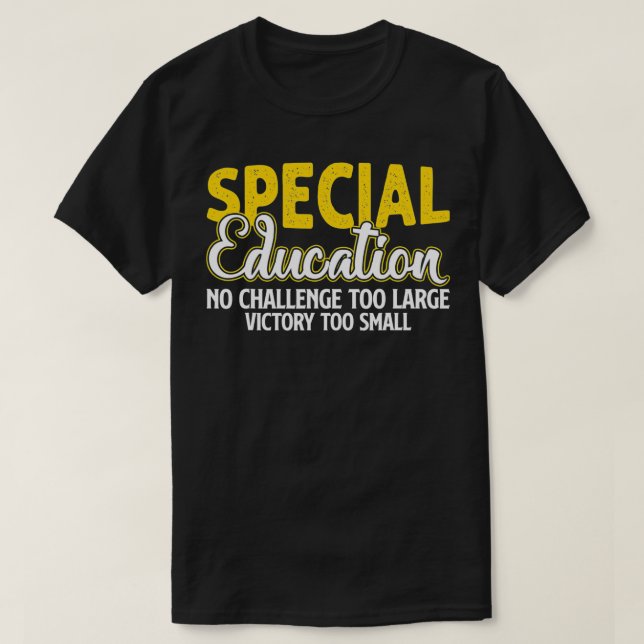 Spezielle Bildung SPED Lehrer Special ED Lehrer T-Shirt (Design vorne)