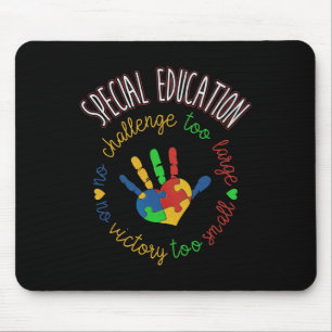Spezielle Bildung und Autismus-Bewusstseinslehrer Mousepad