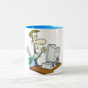 "SPEZIELLE COMPUTERGEEK'S" ZWEIFARBIGE TASSE