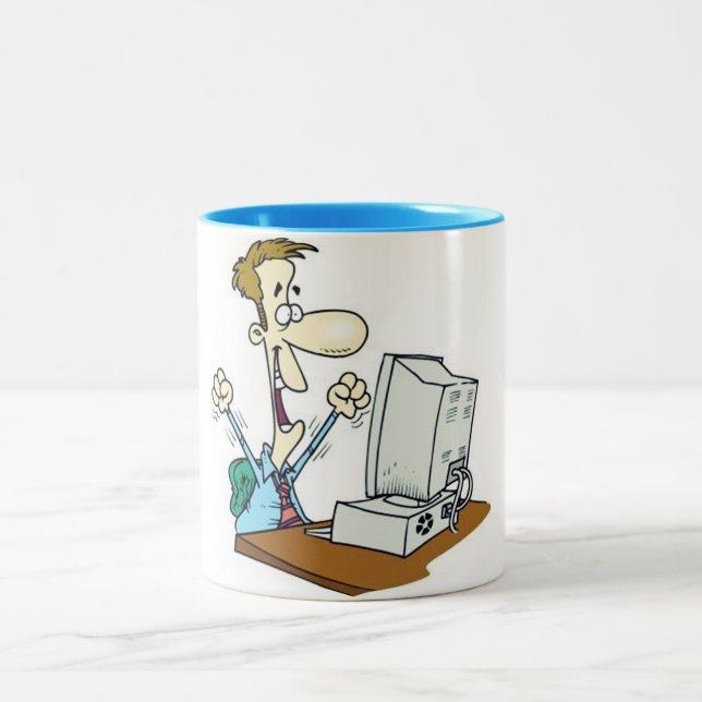 "SPEZIELLE COMPUTERGEEK'S" ZWEIFARBIGE TASSE (Mittel)