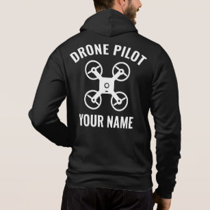Spezielle Drop-Piloten mit Quadcopter-Logo Hoodie