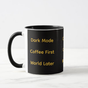 Spezielle dunkle Tasse