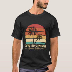 Spezielle Edition für Vintage Zivile Engineers T-Shirt