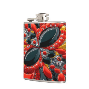 Spezielle Flasche mit deutschem Farbdesign Flachmann