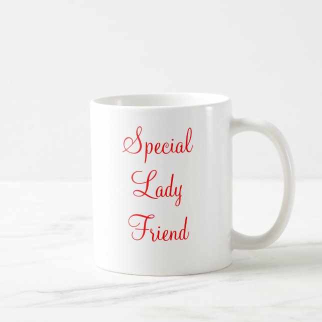 Spezielle Freundin Tasse (Rechts)