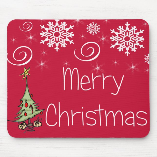 Spezielle frohe Weihnachten Mousepad (Vorne)