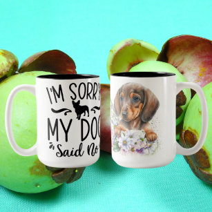 Spezielle Geschenke für Personalisierte Haustiere, Zweifarbige Tasse