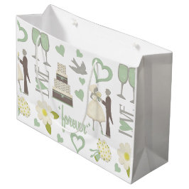 Spezielle Hochzeitstag-Bilder Große Geschenktüte