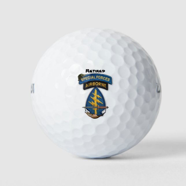 Spezielle Kräfte Green Berets sf sfg Patch Golfball (Vorderseite)