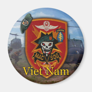 Spezielle Kräfte Grüne Beeren Macvsog vietnam Magnet