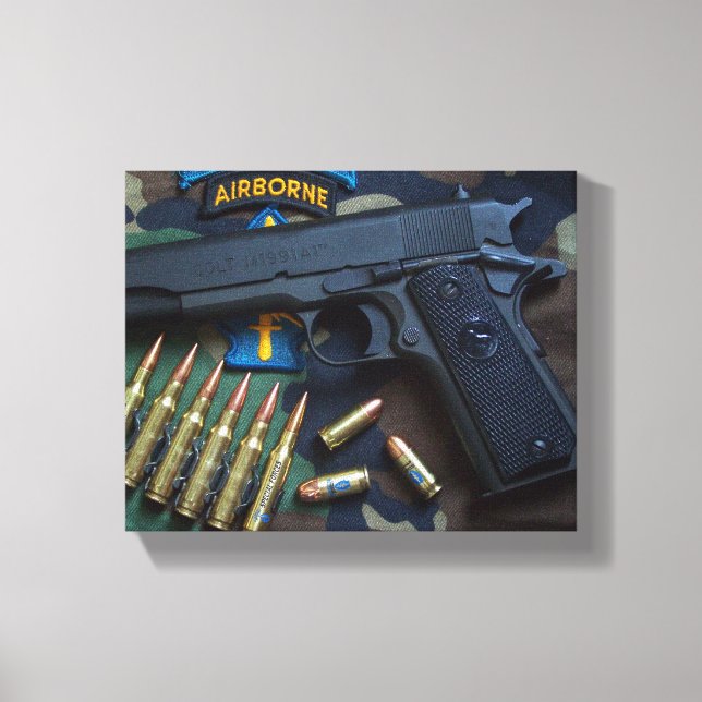 Spezielle Kräfte Grüne Berets Veteranen Print Leinwanddruck (Vorderseite)