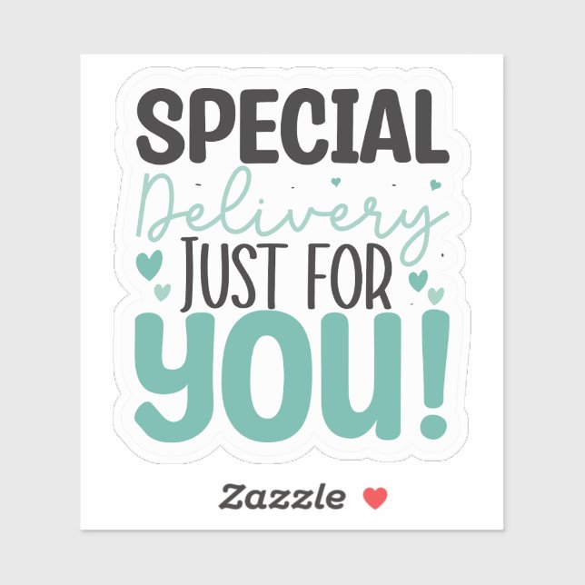 Spezielle Lieferung für Sie! Aufkleber (Blatt)