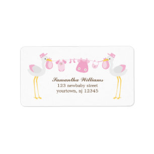 Spezielle Lieferung {Rosa} Adressaufkleber
