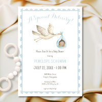 Spezielle Lieferung Stork Blue Baby Baby Baby Baby
