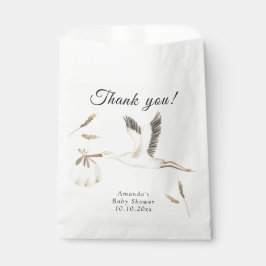 Spezielle Lieferung Wasserfarbstorch Danke Geschenktütchen