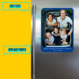 Spezielle Moments-Foto-Magnete (Portrait) Magnet