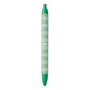 Spezielle Mono-Pens für Moss Green Stripes Kugelschreiber
