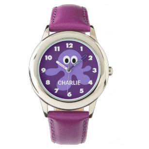 Spezielle Mono-Uhren mit Funny Octopus Armbanduhr