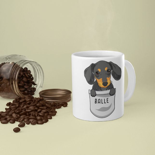 Spezielle Niedliche Dackel für den Hunde-Lover-Tra Kaffeetasse (Von Creator hochgeladen)