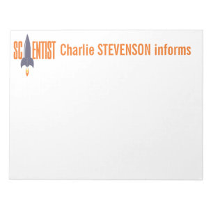 Spezielle Notebooks von Rocket Scientist Notizblock