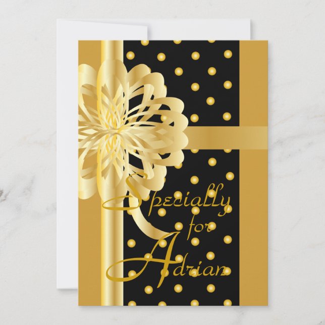 Spezielle Okassion Grußkarte individuell anpassen Einladung (Vorderseite)