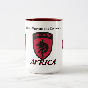 Spezielle Operations-Befehls-Afrika-Tasse Zweifarbige Tasse