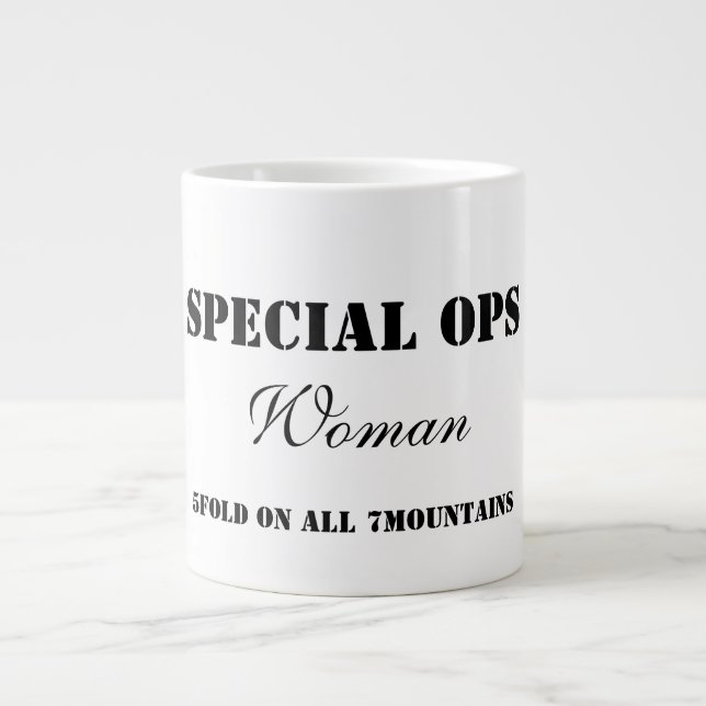 Spezielle Ops Frauen-Tasse Jumbo-Tasse (Vorderseite)