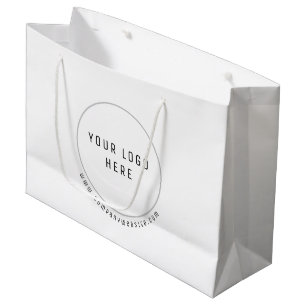 Spezielle Papierverpackung mit Firmenlogo Große Geschenktüte